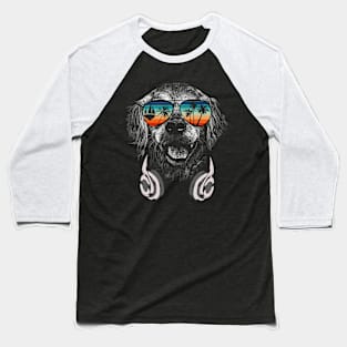 Dog with cool sun glasses for vacationers Baseball T-Shirt